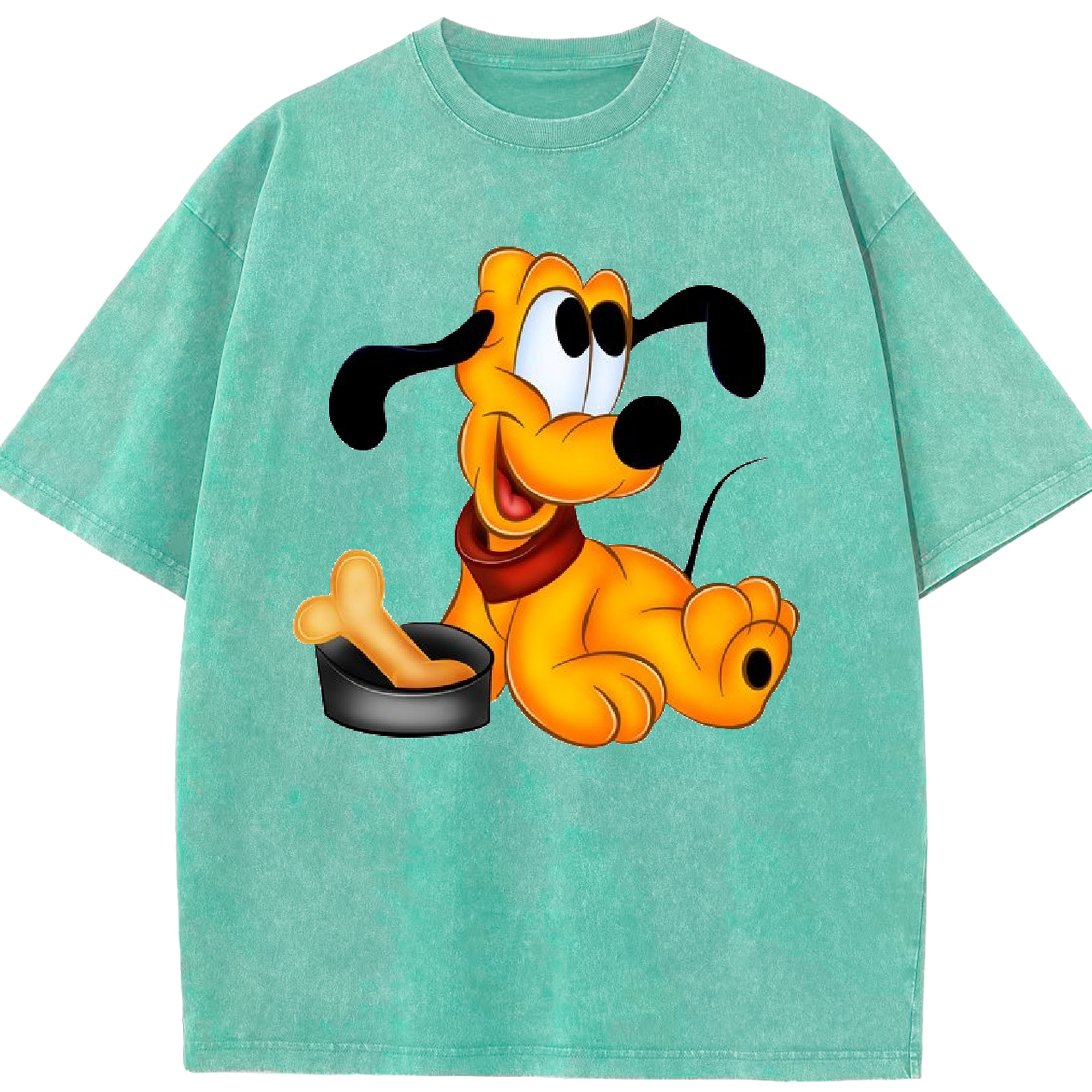 （画像用） ミッキーマウス Mickey Mouse 綿100% ヴィンテージ風 半袖Tシャツ（フロントプリント）